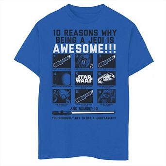 Boys 8-20 Star Wars Jedi Top 10 List Graphic Tee