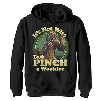 Boys 8-20 Star Wars Chewbacca It's Not Wise To Pinch A Wookie Graphic Fleece Hoodie