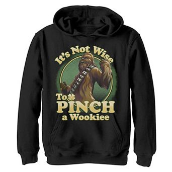 Boys 8-20 Star Wars Chewbacca It's Not Wise To Pinch A Wookie Graphic Fleece Hoodie