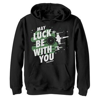 Boys 8-20 Star Wars May Luck Be With You St. Patty's Graphic Fleece Hoodie
