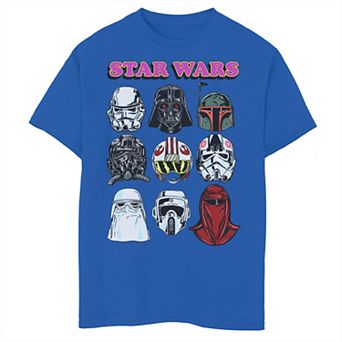 Boys 6-20 Star Wars Bad Guys Head Shots Graphic Tee