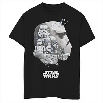 Boys 8-20 Star Wars Stromtrooper Helmet Fill Graphic Tee