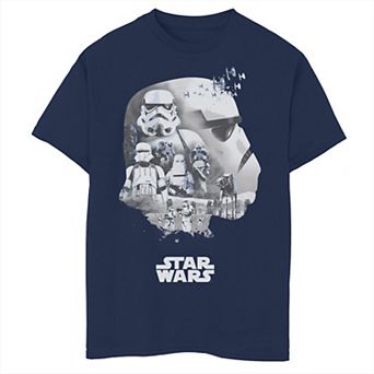 Boys 8-20 Star Wars Stromtrooper Helmet Fill Graphic Tee