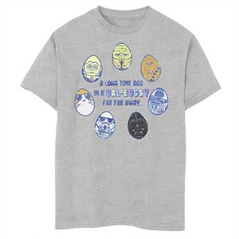 Boys 8-20 Star Wars Easter In A Gal-Eggsy Far Away Graphic Tee