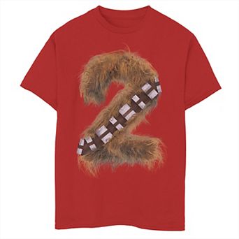 Boys 8-20 Star Wars Chewie Harry Second Birthday Graphic Tee