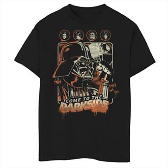 Boys 6-20 Star Wars Halloween Darth Vader Come To The Dark Side Graphic Tee
