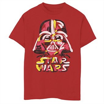 Boys 6-20 Star Wars Darth Vader Painted Helmet Poster Graphic Tee