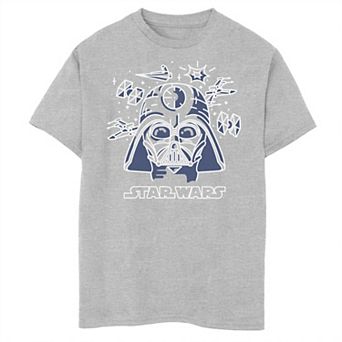 Boys 6-20 Star Wars Darth Vader Head Shot Collage Graphic Tee