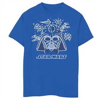 Boys 6-20 Star Wars Darth Vader Head Shot Collage Graphic Tee