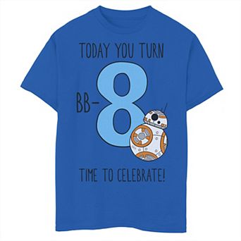 Boys 8-20 Star Wars BB-8th Birthday Graphic Tee
