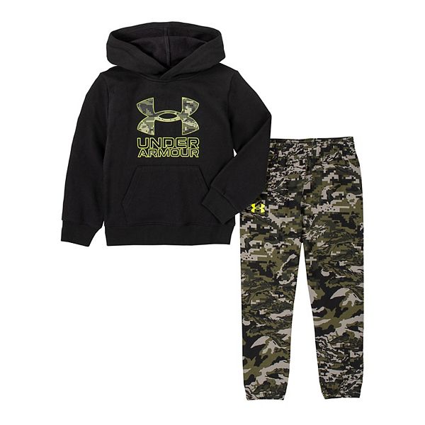 Descripción textura vegetariano Toddler Boy Under Armour Camo Pullover Hoodie & Pants Set