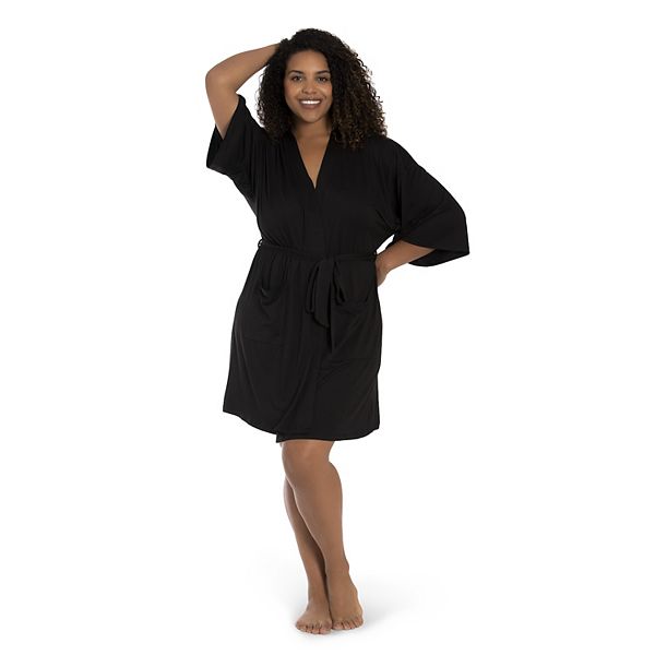 Plus Size Lilac+London Wrap Robe