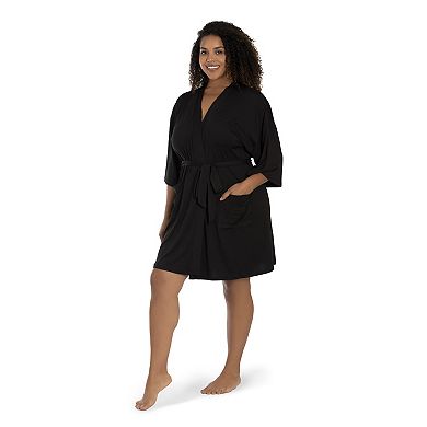 Plus Size Lilac+London Wrap Robe