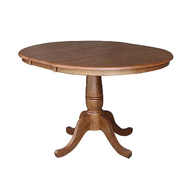 International Concepts 36-in. Round Drop-Leaf Dining Table