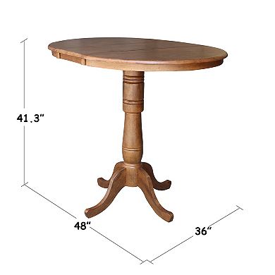 International Concepts 36-in. Bar-Height Drop-Leaf Table