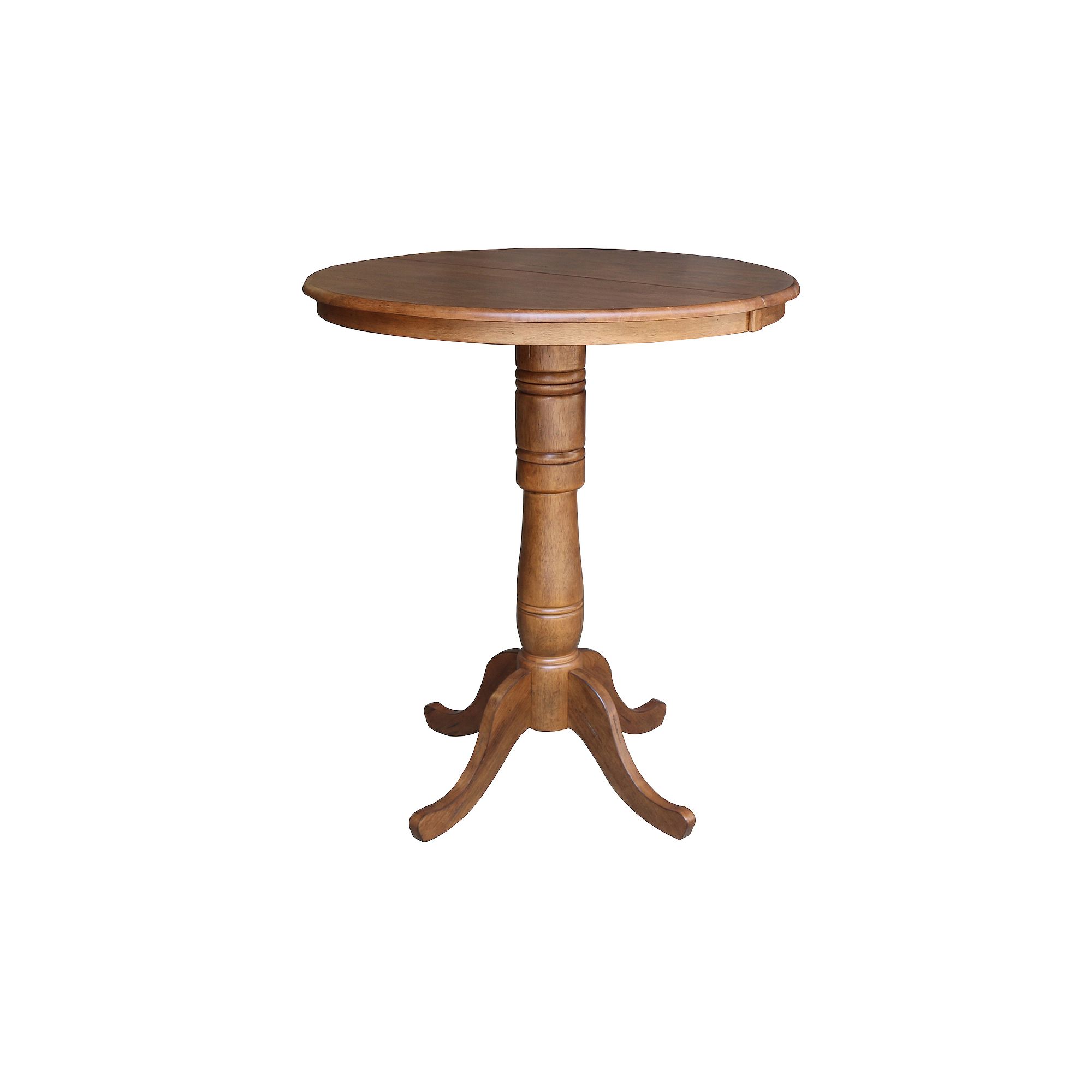 International Concepts 36-in. Bar-Height Drop-Leaf Table, Distressed