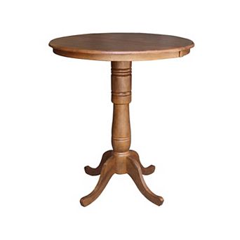 International Concepts 36 in Bar-Height Drop-Leaf Table