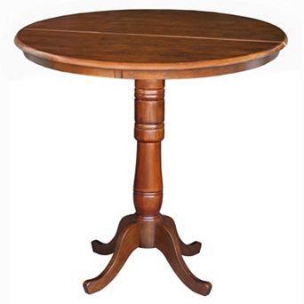 International Concepts 36 in Bar-Height Drop-Leaf Table