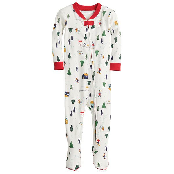 Baby Boy LC Lauren Conrad Jammies For Your Families Snowy Skier