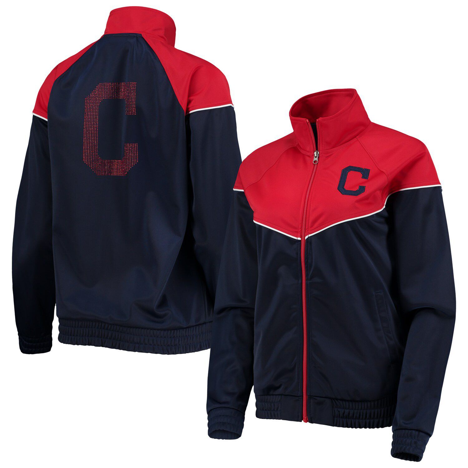 Women's Washington Nationals '47 Black City Connect Bae Remi Quarter-Zip  Jacket