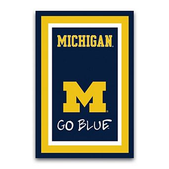 Michigan Wolverines Team Logo Garden Flag