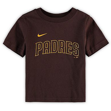 Infant Nike Fernando Tatis Jr. Brown San Diego Padres Name & Number T-Shirt