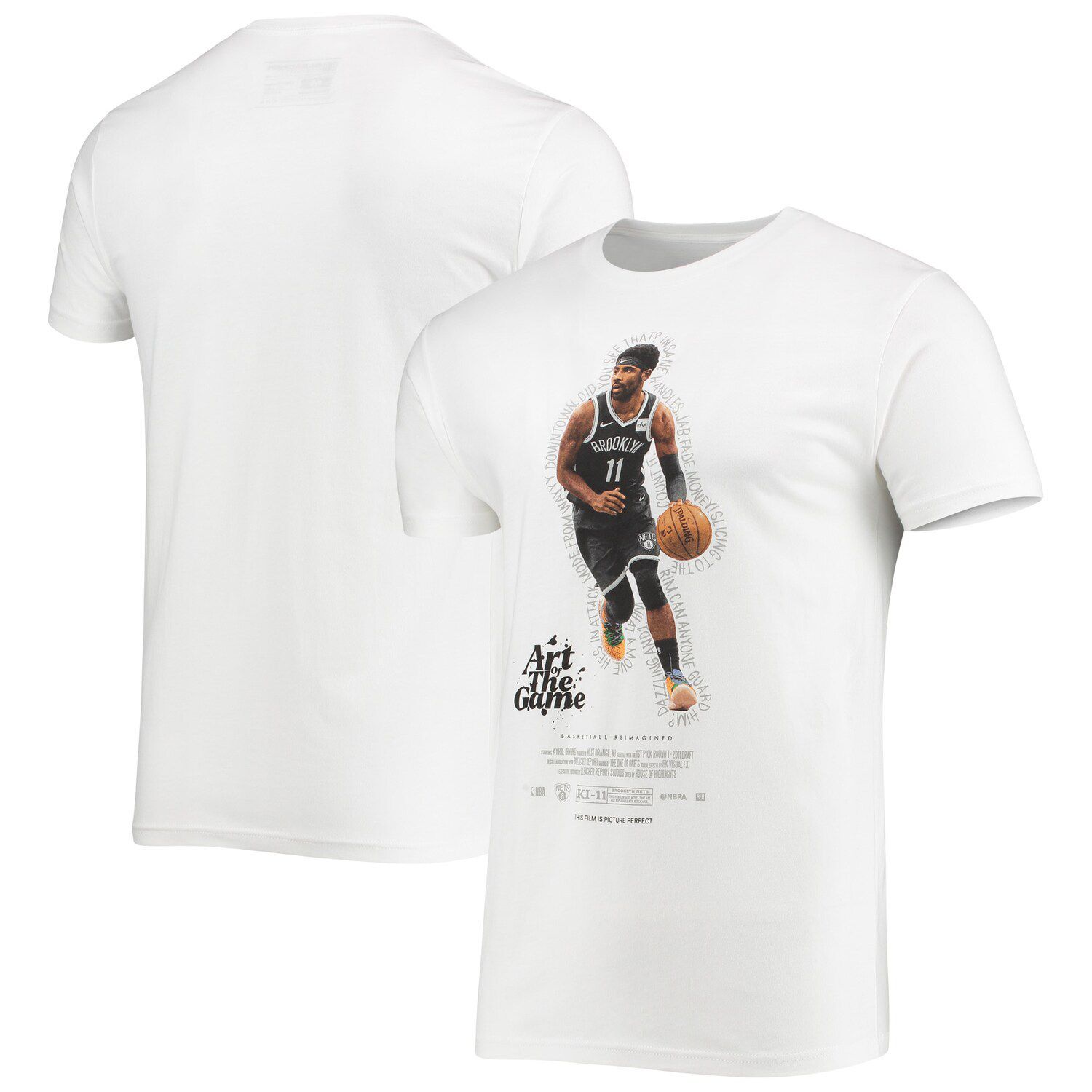 Kevin Durant Brooklyn Nets Fanatics Branded Women's Playmaker Name & Number  V-Neck T-Shirt - White