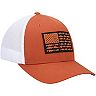 Men's Columbia Texas Orange Texas Longhorns PFG Tonal Fish Flag Flex Hat