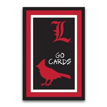 Louisville Cardinals Team Logo Garden Flag