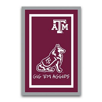 Texas A&M Aggies Team Logo Garden Flag