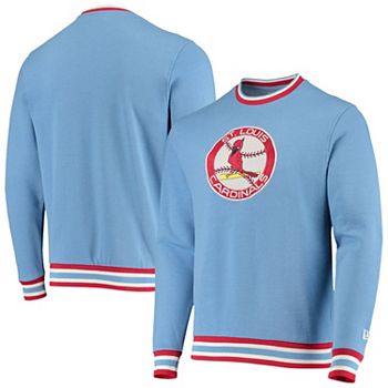 St. Louis Cardinals New Era Brushed Ringer T-Shirt - Heathered Light Blue