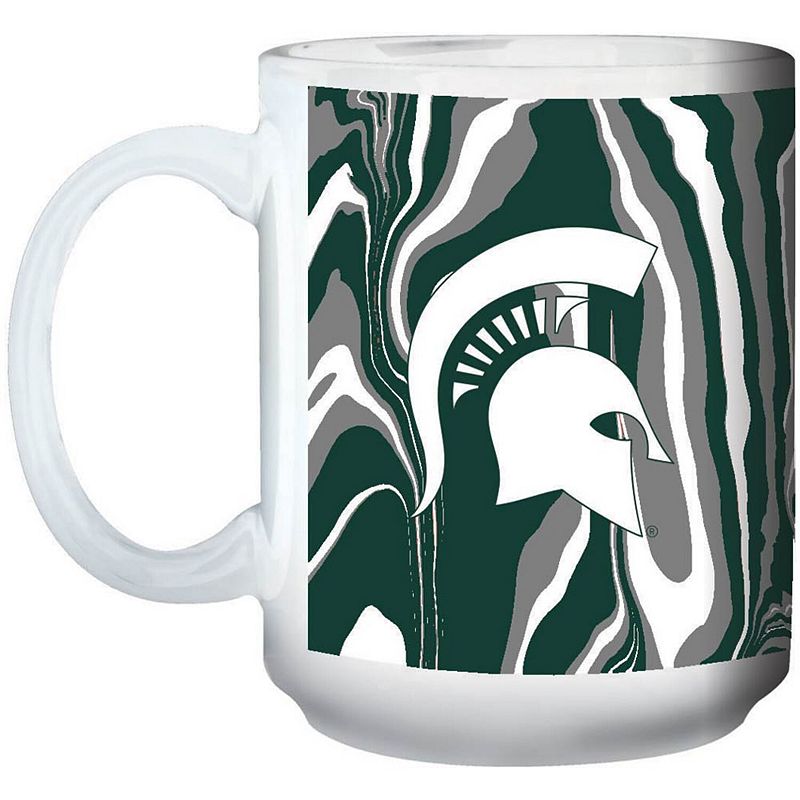 54673056 Michigan State Spartans 15oz. Tie-Dye Ceramic Mug, sku 54673056