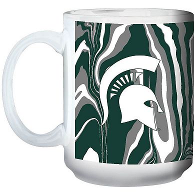 Michigan State Spartans 15oz. Tie-Dye Ceramic Mug