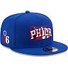 Men's New Era Royal Philadelphia 76ers Local 9FIFTY Snapback Hat