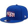 Men's New Era Royal Philadelphia 76ers Local 9FIFTY Snapback Hat
