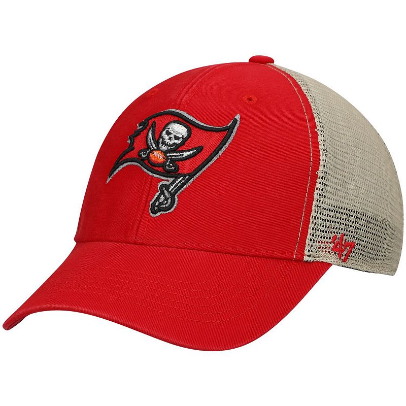 Mens 47 Red Tampa Bay Buccaneers Flagship MVP Snapback Hat, BUC Red