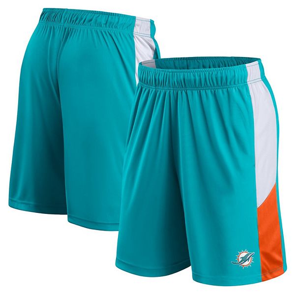 Men's Fanatics Branded Aqua/White Miami Dolphins Long and Short