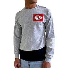 Men's New Era Red Kansas City Chiefs Third Down Puff Print T-Shirt Size: Small