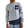 Men's Refried Apparel Gray New Orleans Saints Angle Long Sleeve T-Shirt