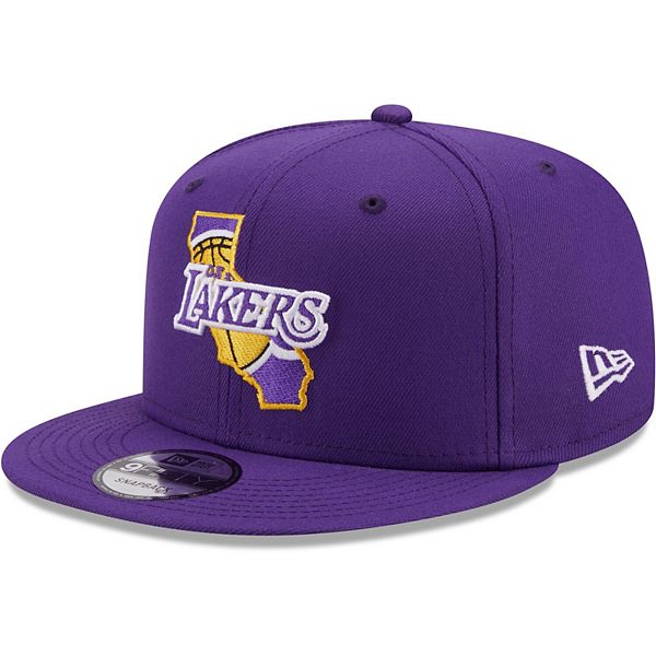 Men's New Era Purple Los Angeles Lakers Local 9FIFTY Snapback Hat