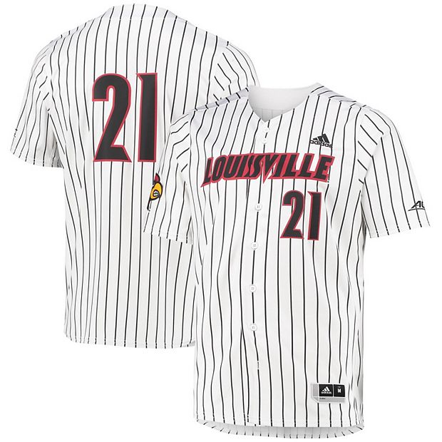 Men's Adidas #22 Red Louisville Cardinals Button-Up Baseball Jersey Size: Medium