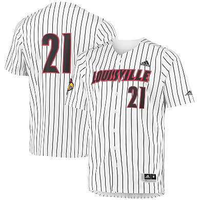 Men's adidas White Louisville Cardinals Replica Baseball Jersey