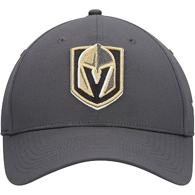 Men's Fanatics Branded Charcoal Vegas Golden Knights Logo Core Adjustable Hat