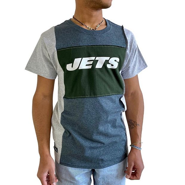 New York Jets Youth Heathered Gray Long Sleeve T-Shirt & Pants Sleep Set Size: Large