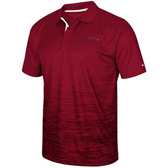 Men's Colosseum Cardinal Arkansas Razorbacks Marshall Polo