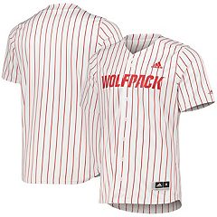 Colosseum White Nc State Wolfpack Free Spirited Mesh Button-up Baseball  Jersey