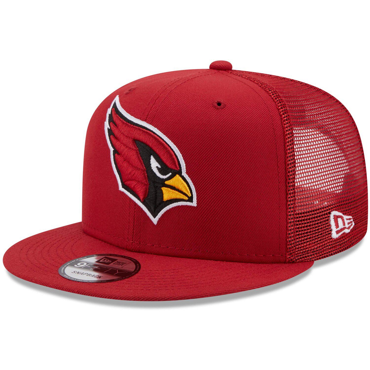 New Era White Arizona Cardinals Helmet Head Trapper Knit Hat