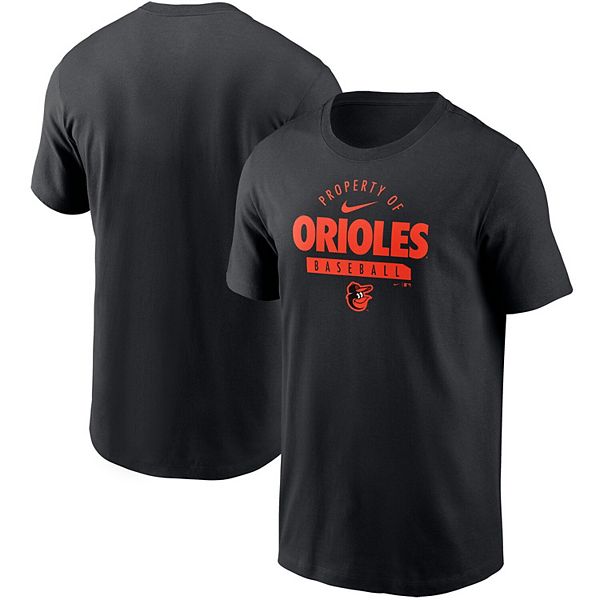 Men's Nike Black Baltimore Orioles Primetime Property Of Practice T-Shirt
