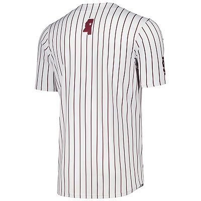 Mississippi state pinstripe baseball jersey on sale