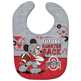 WinCraft Ohio State Buckeyes Disney Mickey All Pro Baby Bib